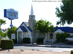 The Graceland Wedding Chapel where Jon Bon Jovi got married in 1989